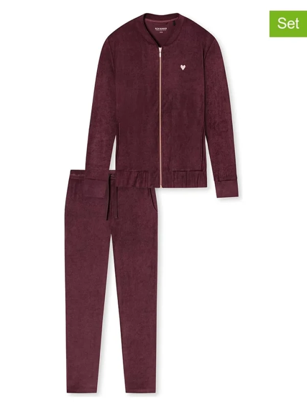 Schiesser 2tlg. Loungewear-Set In Rot 1