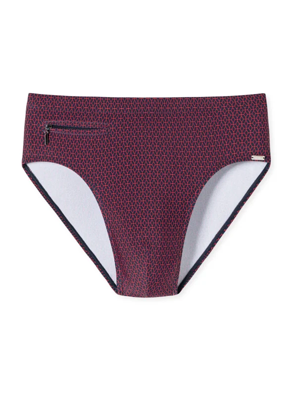 Schiesser Badehose Aqua In Rot 1