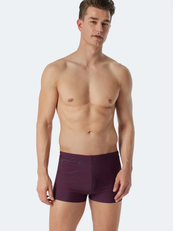 Schiesser Badehose Aqua Marineland In Rot 3