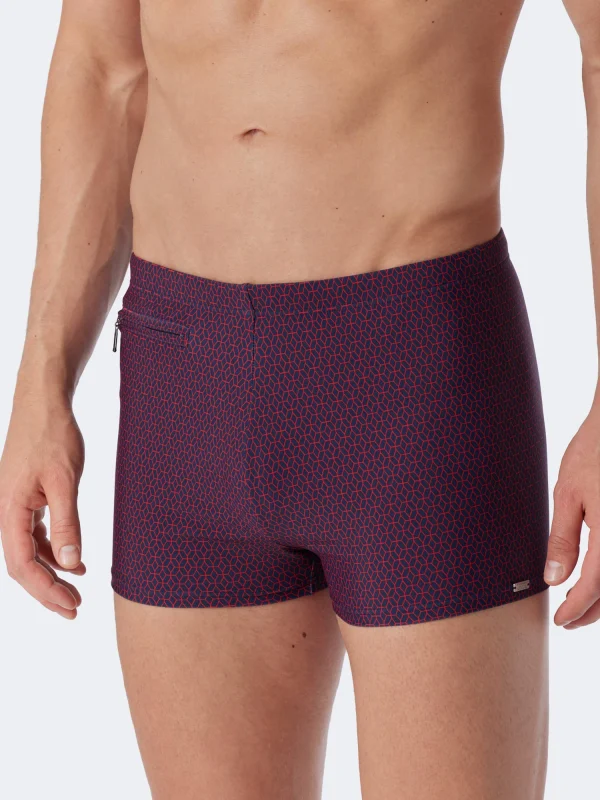 Schiesser Badehose Aqua Marineland In Rot 5