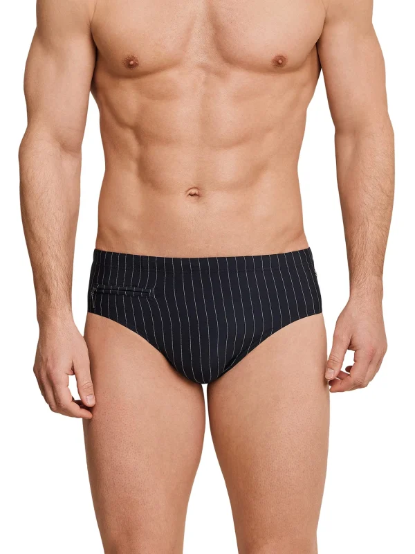 Schiesser Badehose Slip In Schwarz 4