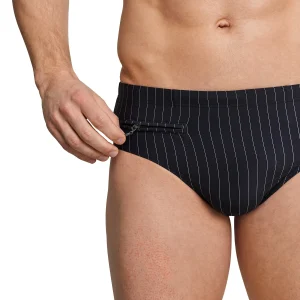 Schiesser Badehose Slip In Schwarz 12