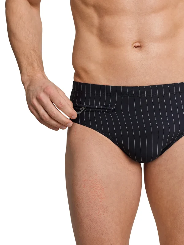 Schiesser Badehose Slip In Schwarz 5