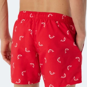 Schiesser Badehose Waterworld In Rot 10