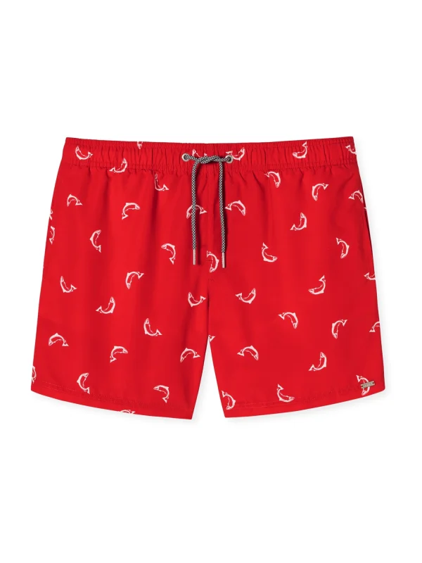 Schiesser Badehose Waterworld In Rot 1