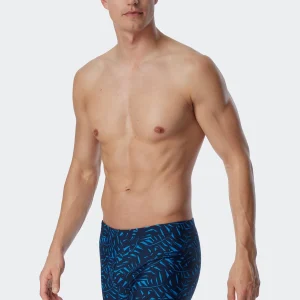 Schiesser Badehose Wave Aqua In Aquarium 8