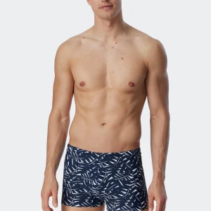 Schiesser Badehose Wave Aqua In Dunkelblau 8