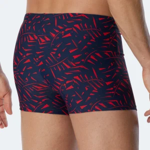 Schiesser Badehose Wave Aqua In Rot 10