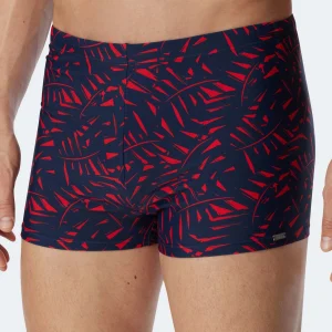 Schiesser Badehose Wave Aqua In Rot 12