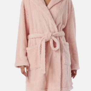 Schiesser Bademantel Teddy Fleece In Rosa 7