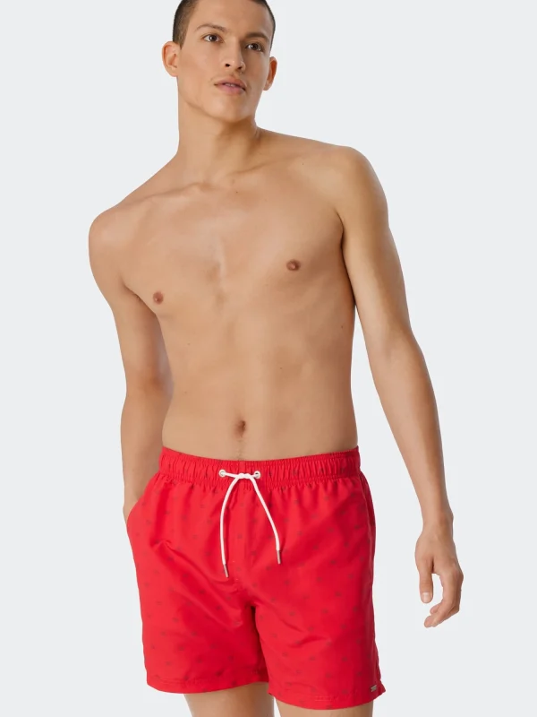 Schiesser Badeshorts Aqua In Rot 3