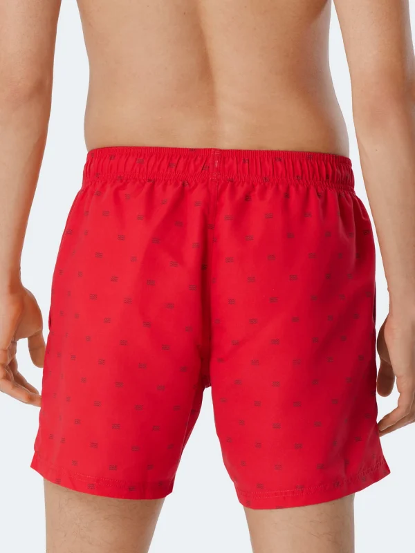 Schiesser Badeshorts Aqua In Rot 4