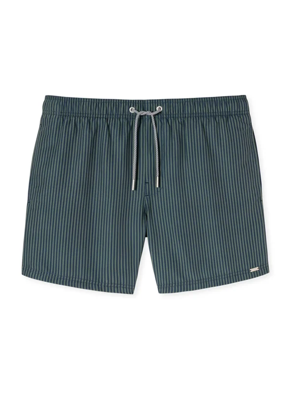 Schiesser Badeshorts Aqua Saltwater In Oliv 1