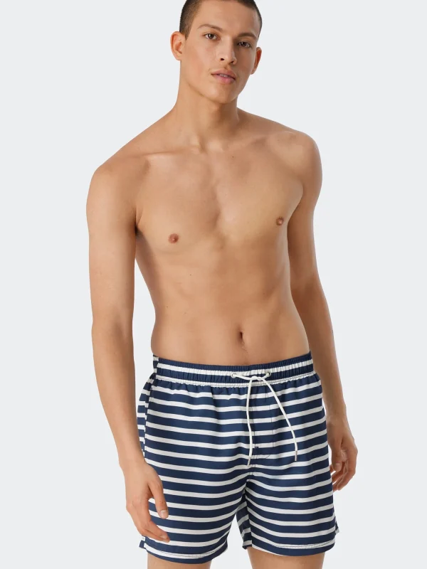 Schiesser Badeshorts Aqua Sumerged In Dunkelblau 3