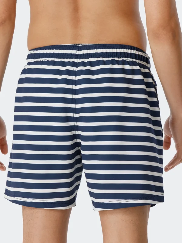 Schiesser Badeshorts Aqua Sumerged In Dunkelblau 4