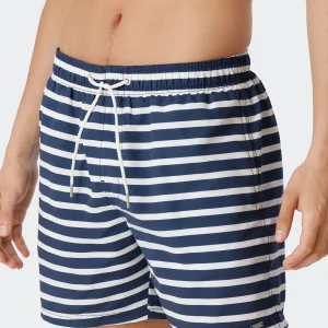 Schiesser Badeshorts Aqua Sumerged In Dunkelblau 12