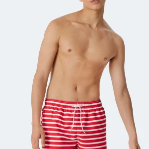 Schiesser Badeshorts Aqua Sumerged In Rot 8