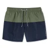 Schiesser Badeshorts In Dunkelblau/ Khaki 14