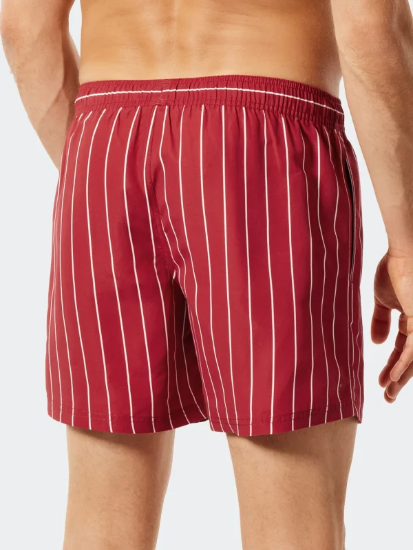 Schiesser Badeshorts Mesh Summer In Rot 4