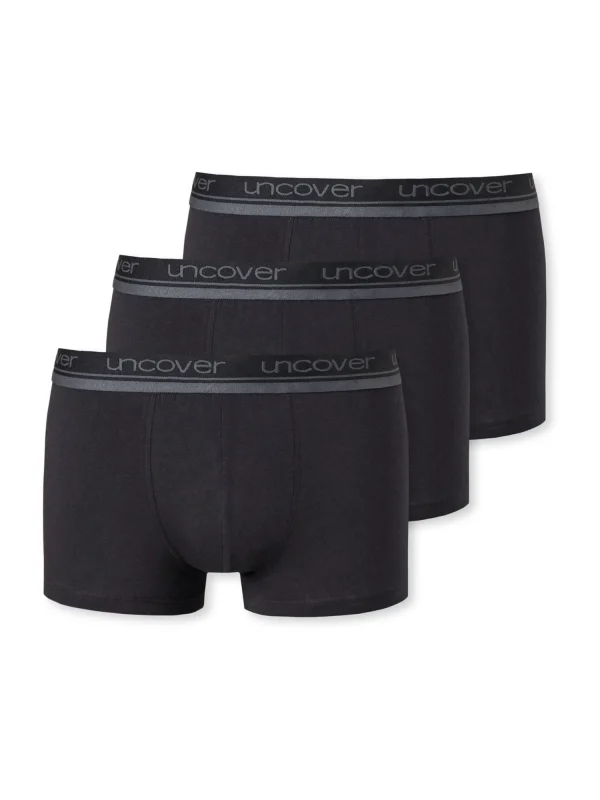 Schiesser Boxershorts Uncover In Schwarz 1