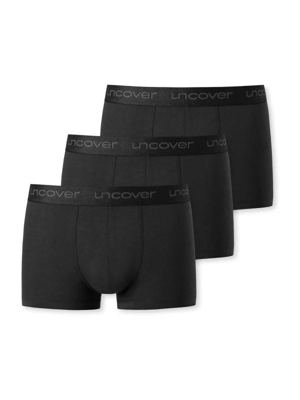 Schiesser Boxershorts Uncover In Schwarz 1