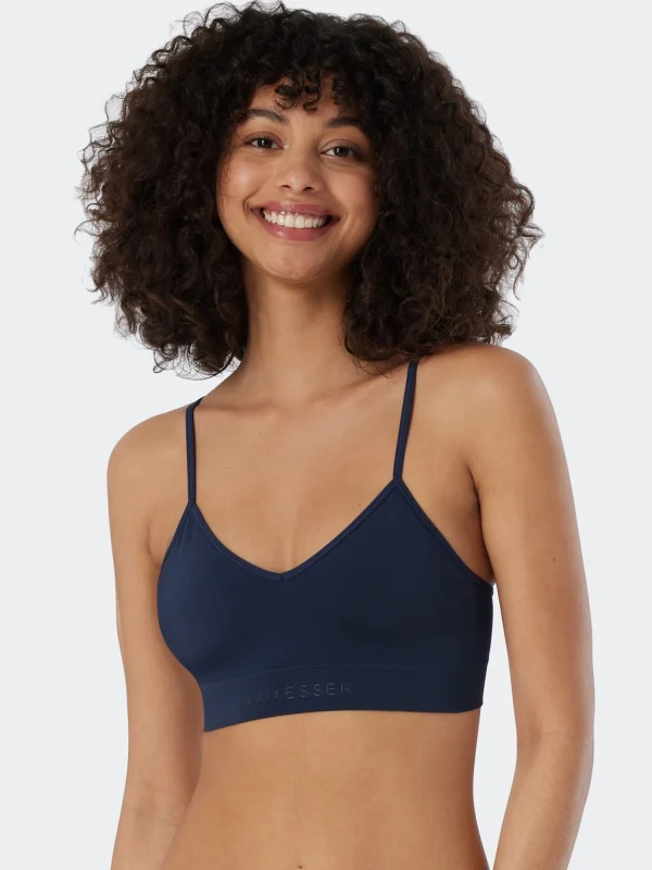 Schiesser Cup Bustier Seamless Light In Dunkelblau 5