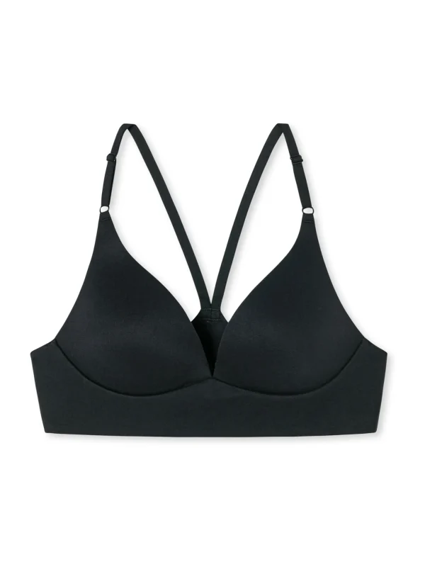 Schiesser Lounge Bra Mix & Relax In Schwarz 1