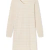 Schiesser Nachthemd Essential Stripes In Beige 14