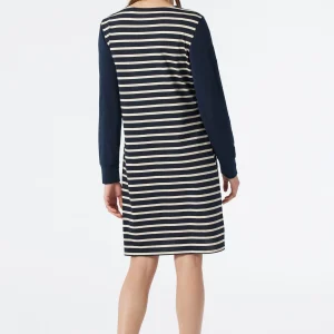 Schiesser Nachthemd Essential Stripes In Blau 10