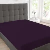 Schiesser Premium Jersey Spannbettlaken In Aubergine 8