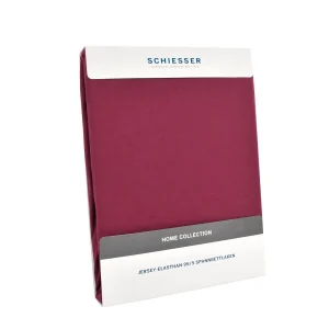 Schiesser Premium Jersey Spannbettlaken In Bordeaux 9