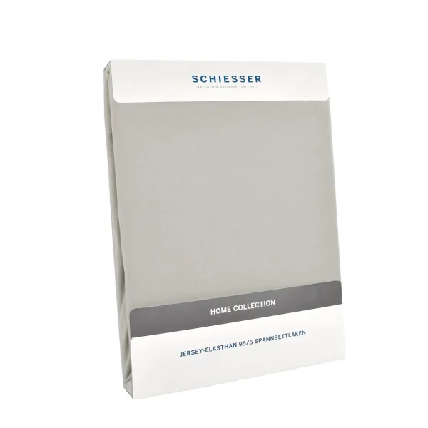 Schiesser Premium Jersey Spannbettlaken In Silber 4