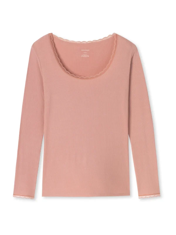 Schiesser Pullover Mix & Relax In Terracotta 1