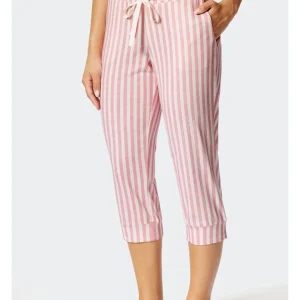 Schiesser Pyjama-Hose In Pink/ Weiß 9