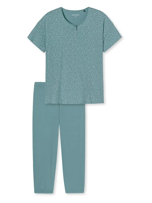 Schiesser Pyjama In Blaugrau 1