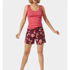 Schiesser Pyjama-Shorts In Pflaume 8