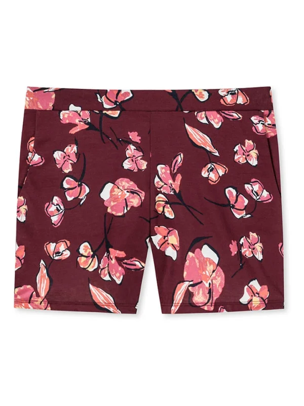 Schiesser Pyjama-Shorts In Pflaume 1