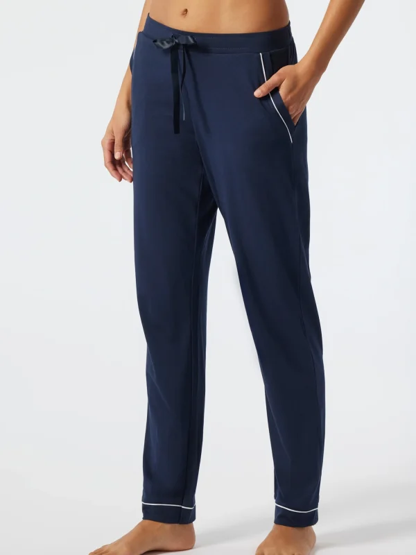 Schiesser Pyjamahose Mix & Relax In Blau 5