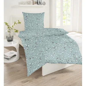 Schiesser Renforcé-Bettwäsche-Set “Terrazzo” In Mint 6