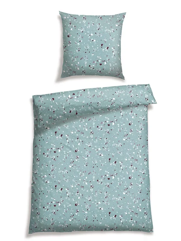 Schiesser Renforcé-Bettwäsche-Set “Terrazzo” In Mint 1