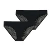 Schiesser Slip Invisible Lace In Schwarz 14