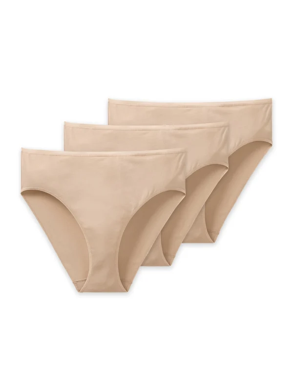 Schiesser Slips 3er-Pack Cotton Essentials In Beige 1