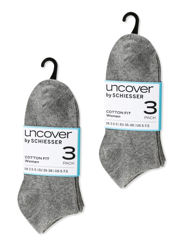 Schiesser Sneakersocken Uncover In Grau 3