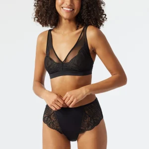 Schiesser Soft-BH Glam Lace In Schwarz 9