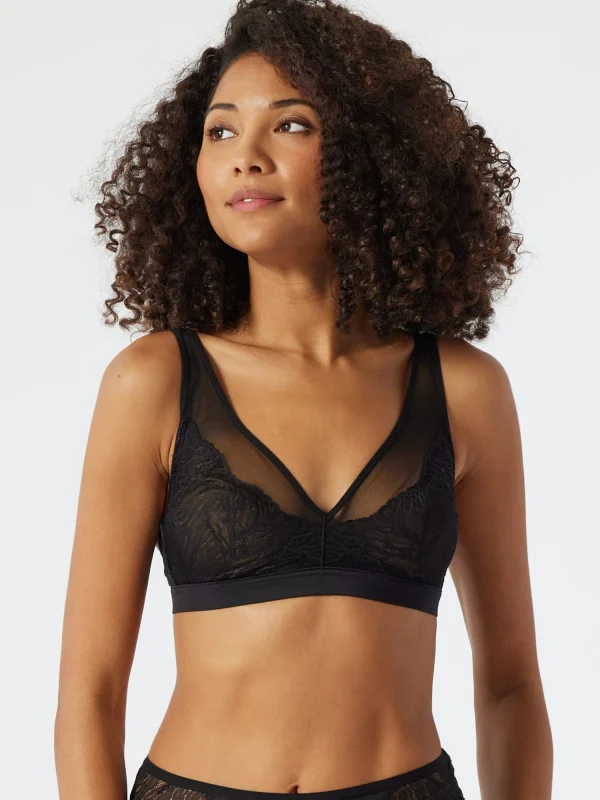 Schiesser Soft-BH Glam Lace In Schwarz 5