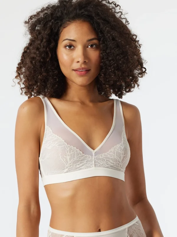 Schiesser Soft-BH Glam Lace In Weiß 4