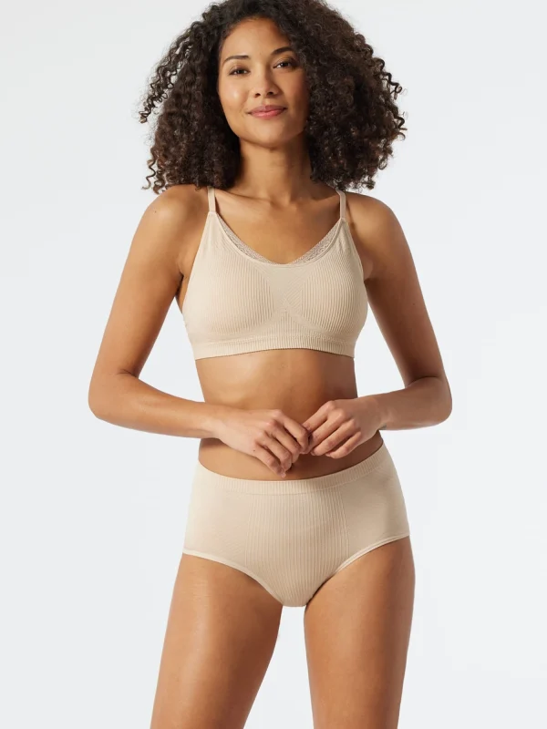 Schiesser Soft-BH Seamless Rib In Beige 3