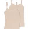 Schiesser Spaghettitop Modal Essentials In Beige 14