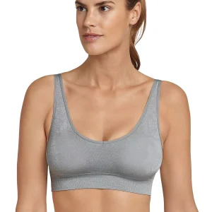 Schiesser Sport-Bustier Active In Silbergrau-mel. 13