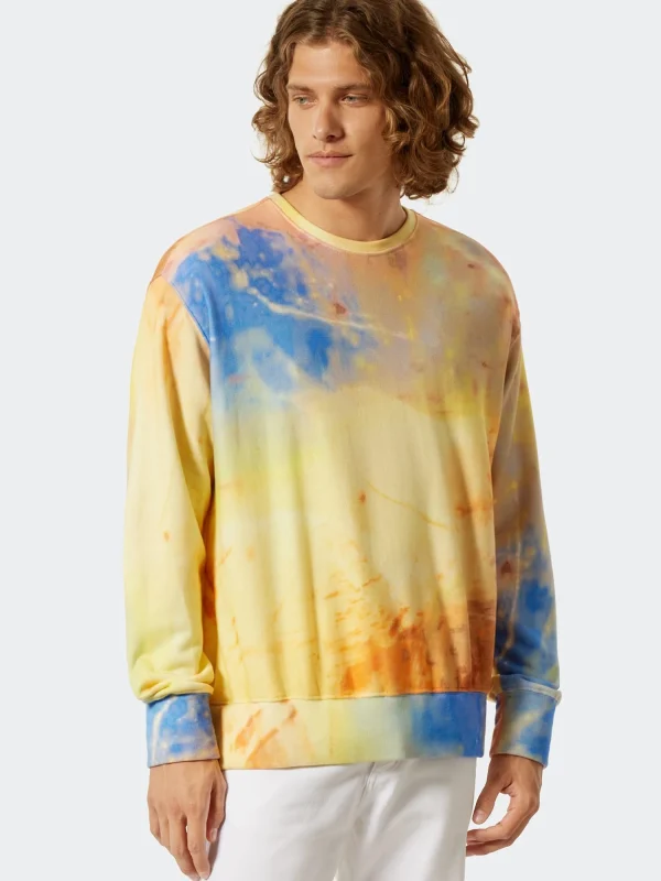 Schiesser Sweatshirt Noah In Dunkelblau/Weiß 5